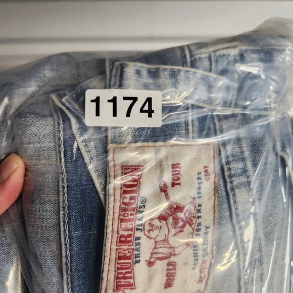 Mens True Religion Skinny No Flap size 33x32 Mid Rise Denim Jeans - Picture 13 of 13